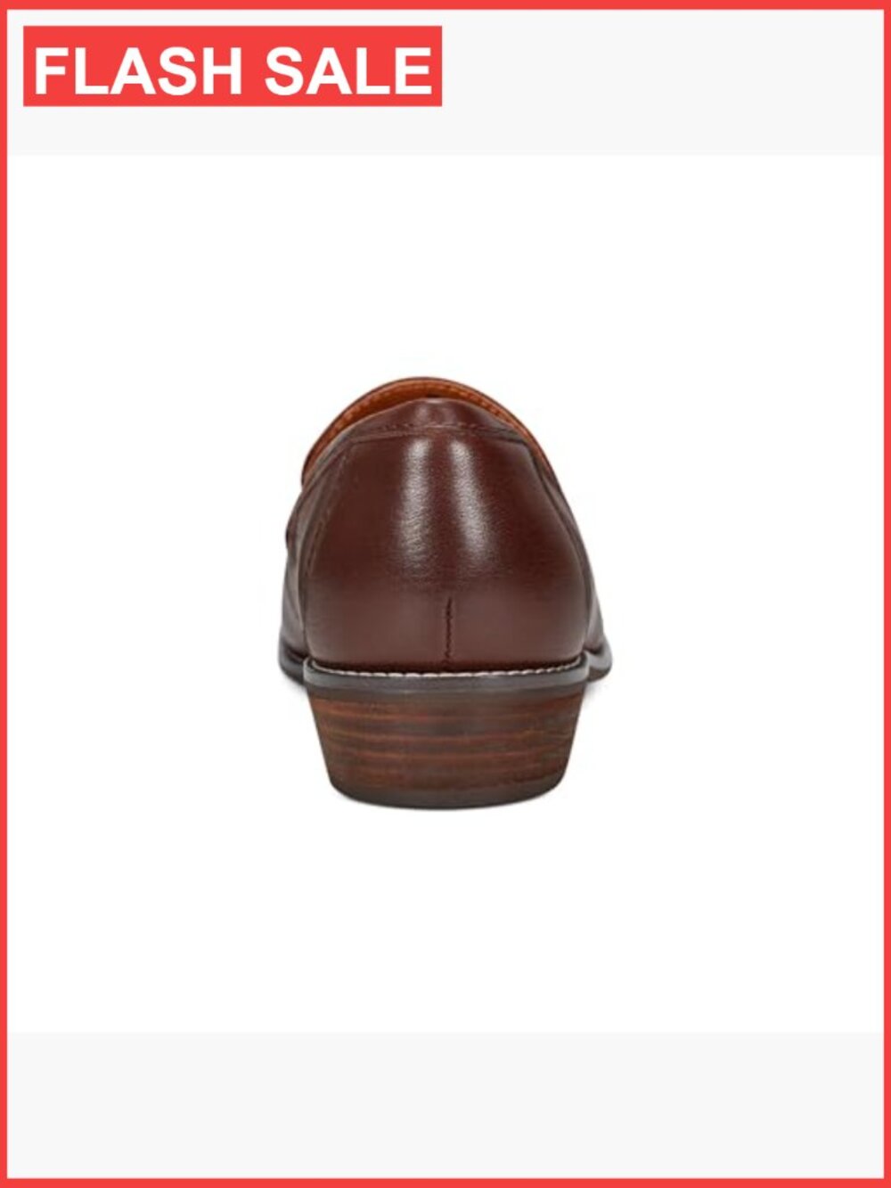 Women's Leather Loafer with Arch Support, Cushioned Heel Tab - Picture 3 of 6